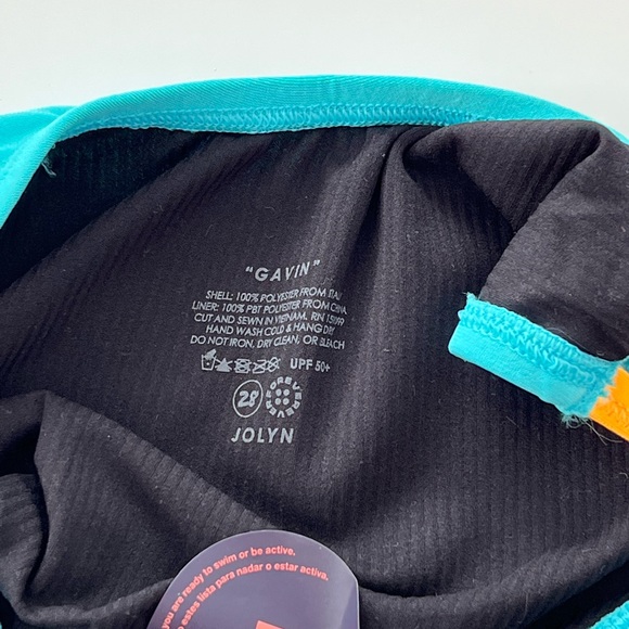 New JOLYN Gavin Contrast One Piece In Hawaii Blue - Picture 10 of 11